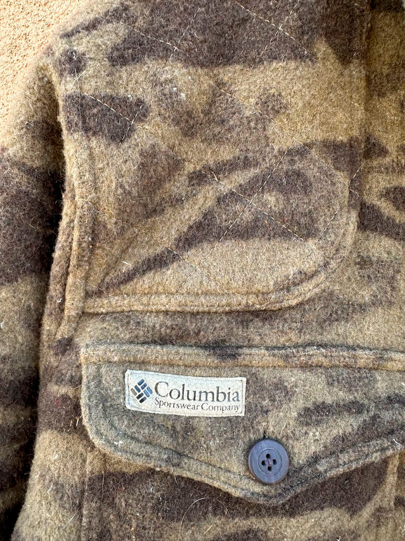 90's Columbia Sportswear Wool Blend Hunting Jacket/Pants - as is (Large/34)