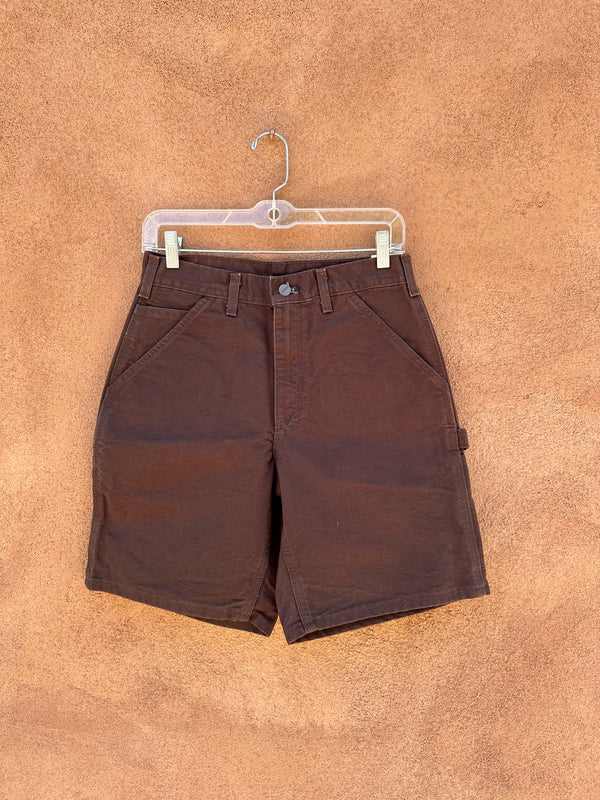 Dark Brown Duck Canvas Carhartt Shorts