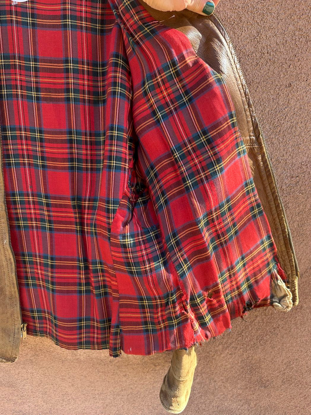 Vintage 1940's Windward Outdoor Clothing Leather Jacket – DESERT