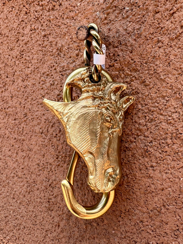J.C. Ortiz Horse Head Bottle Opener Keychain