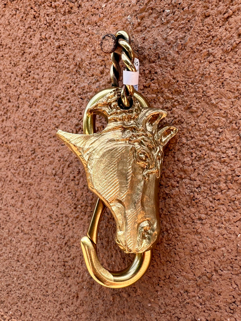 J.C. Ortiz Horse Head Bottle Opener Keychain