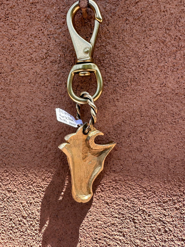 J.C. Ortiz Horse Head Bottle Opener Keychain