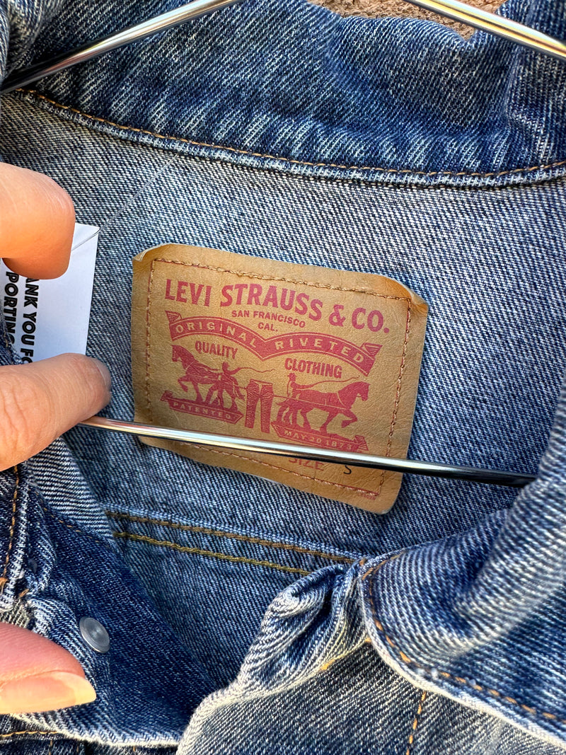 90's Small Kid's Levi's Trucker Jacket