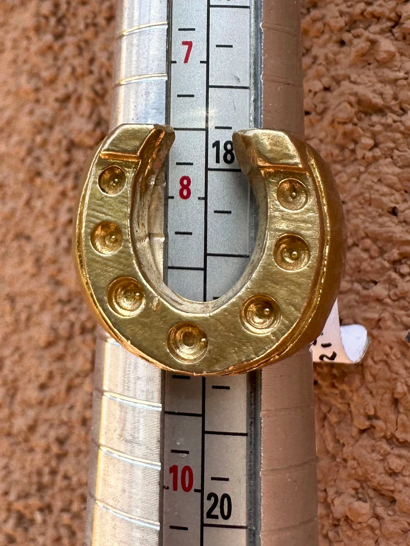J.C. Ortiz Horseshoe Biker Ring