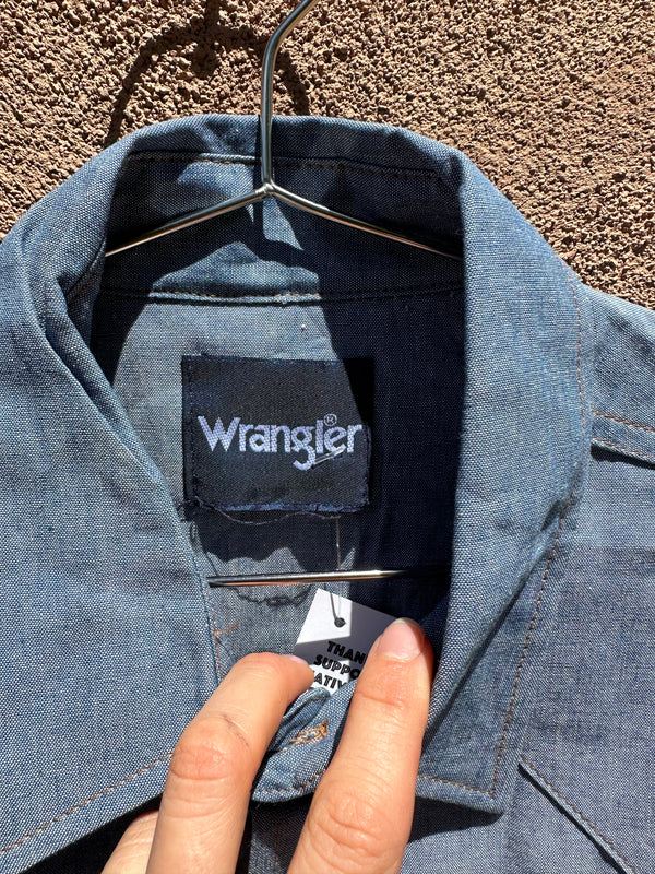 Wrangler Pearl Button Snap Cowboy Cut Shirt - L/XL?