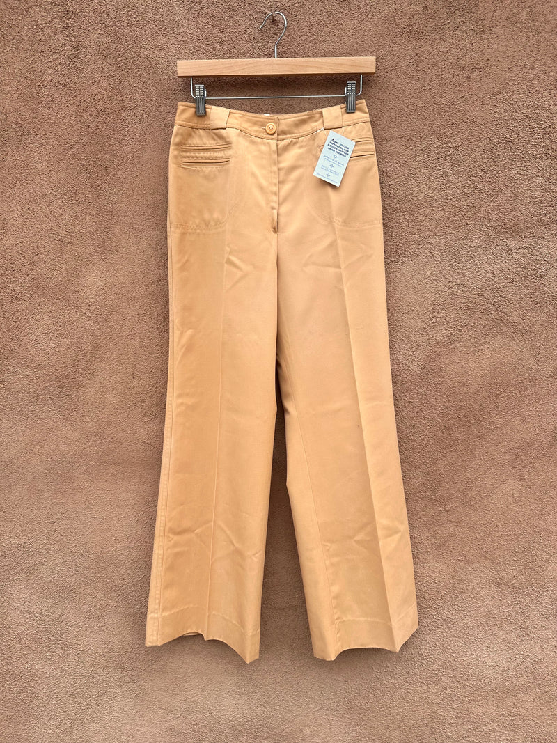 Pale Peach 1960's Slacks - w: 28