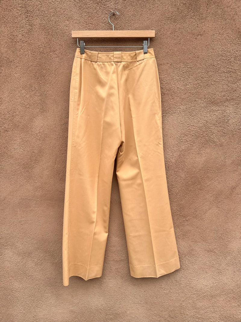 Pale Peach 1960's Slacks - w: 28