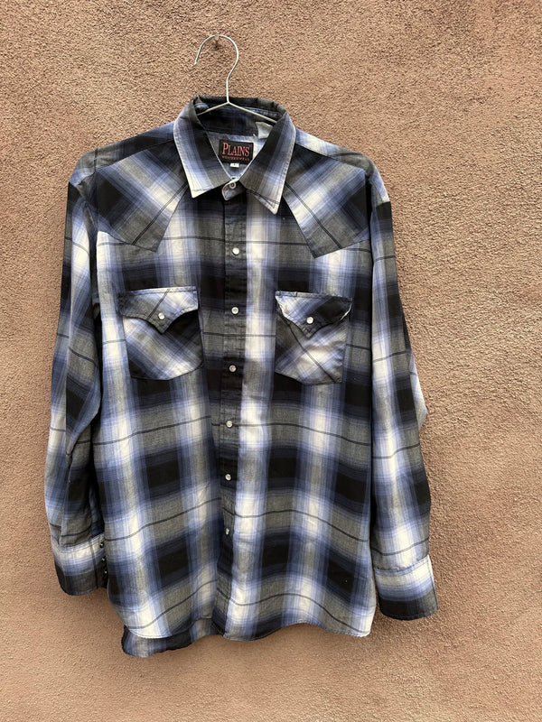 Black & Gray Hombre Plains Western Shirt