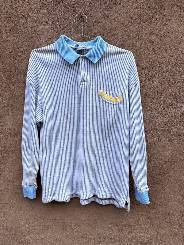 Ron Chereskin Super Rad Ribbed Collared Sweatshirt