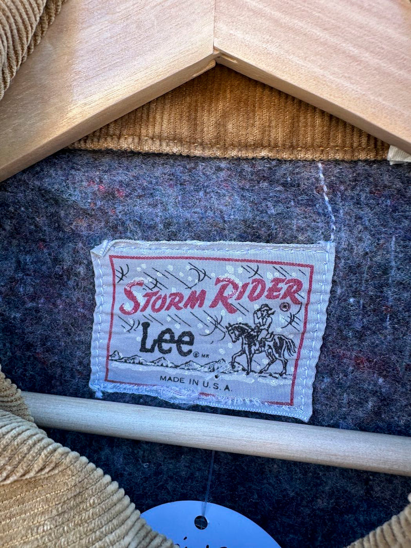 1970's Lee Storm Rider Blanket Lined Denim Trucker Jacket
