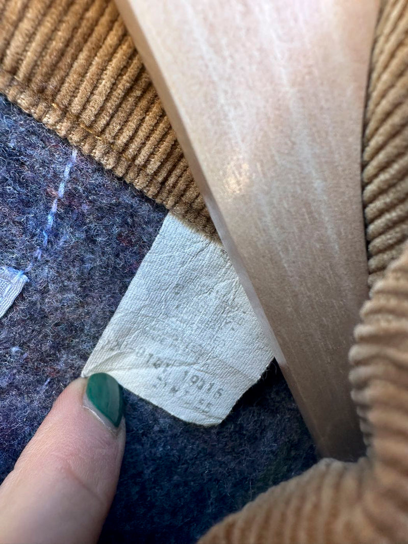 1970's Lee Storm Rider Blanket Lined Denim Trucker Jacket