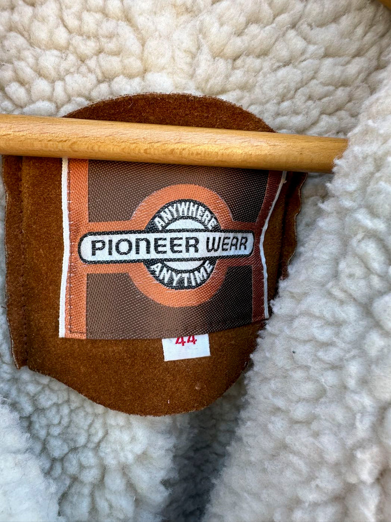 1970's Pioneer Wear Rancher's Faux Shearling Jacket, 44