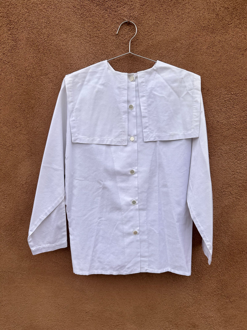 White Blouse - Fashioned by Amparo B. Flournay