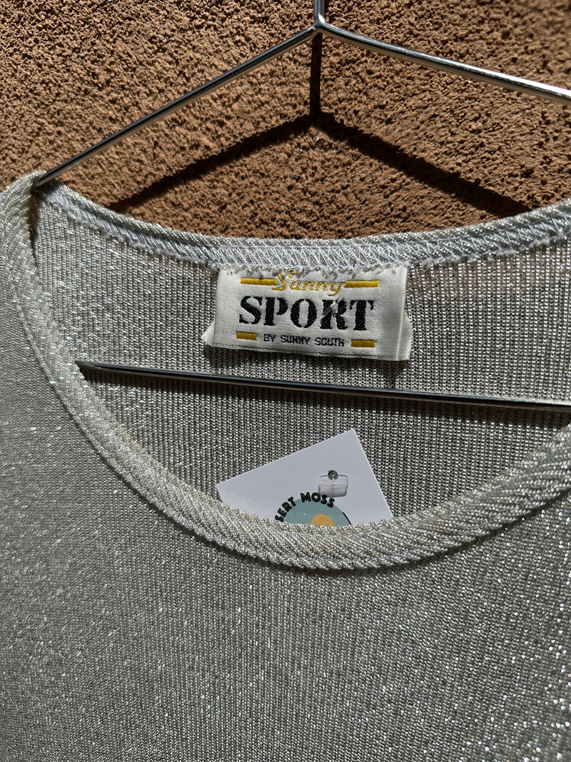 Silver Sparkle Blouse - Sunny Sport by Sunny South