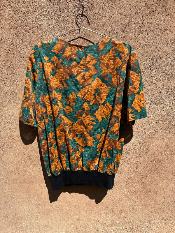 Earth Tone Top Notch Blouse