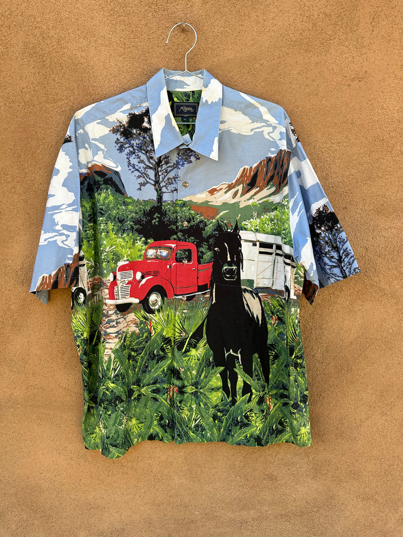 Ol' Cowboy Theme Roper XL Shirt