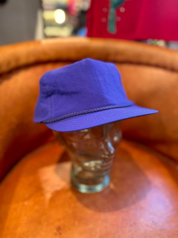 Purple Satin Cap
