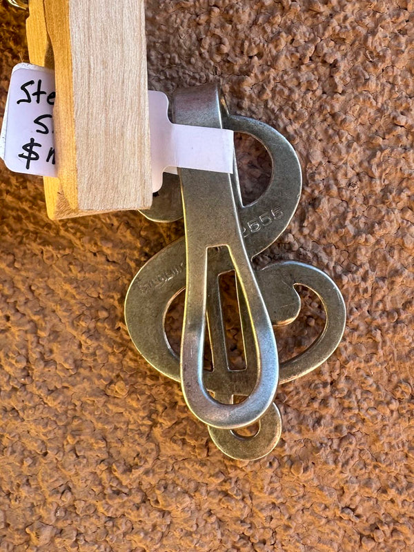 Sterling Silver Dollar Sign $ Money Clip