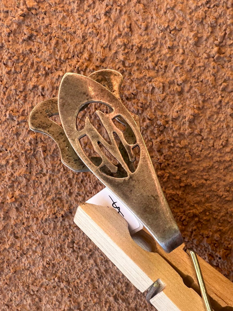 Sterling Silver "M" or "W" Antique Money Clip