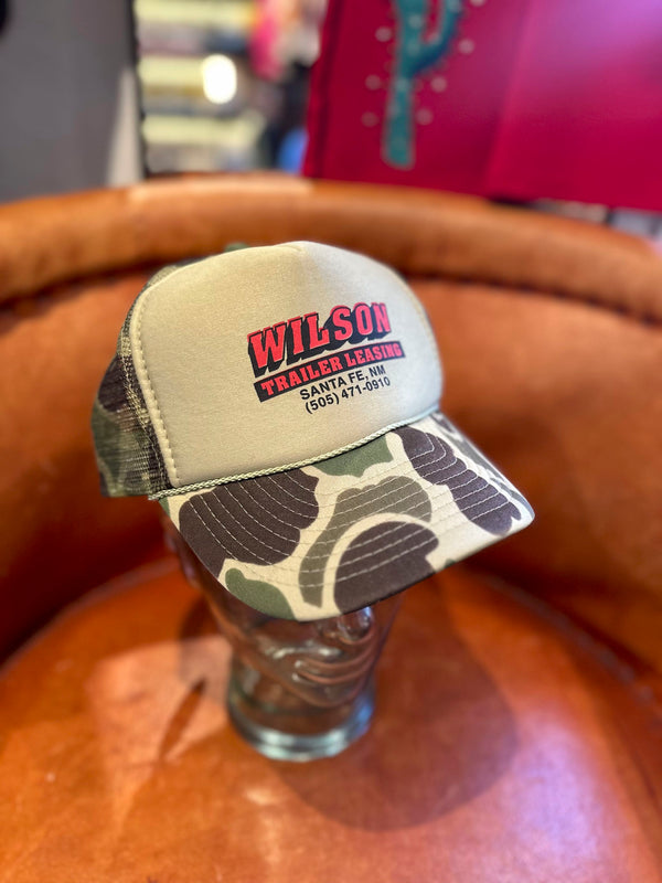 Wilson Trailer Camo Trucker Cap