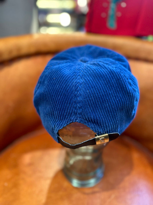 1960's Blue Corduroy Santa Fe Ski Cap