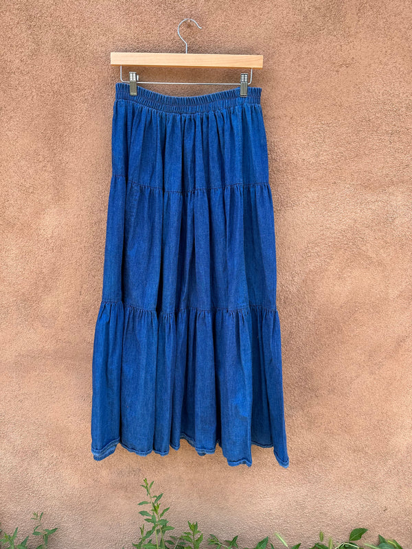 Denim Prairie Skirt