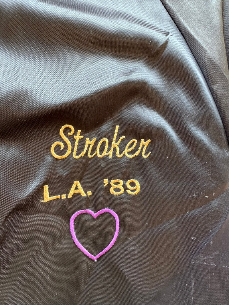 Rio Grande Cantina Satin Jacket - "Stroker L.A. '89"