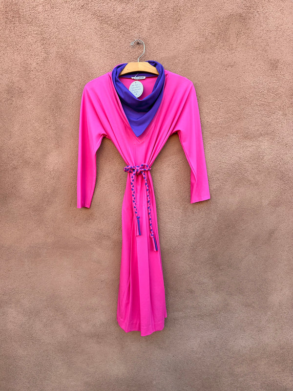 1960's Femme Sistina (Rome) Pink Mod Dress