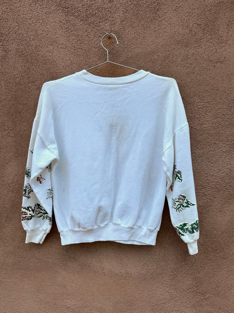 Ice Skating Winter Scene Sweatshirt