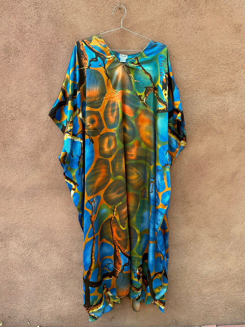 Sante Classics Surrealist Kaftan with Scarf/Belt