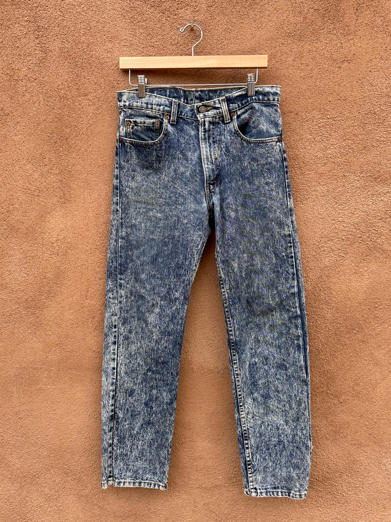Levi's 505 Acid Wash Jeans Made in USA