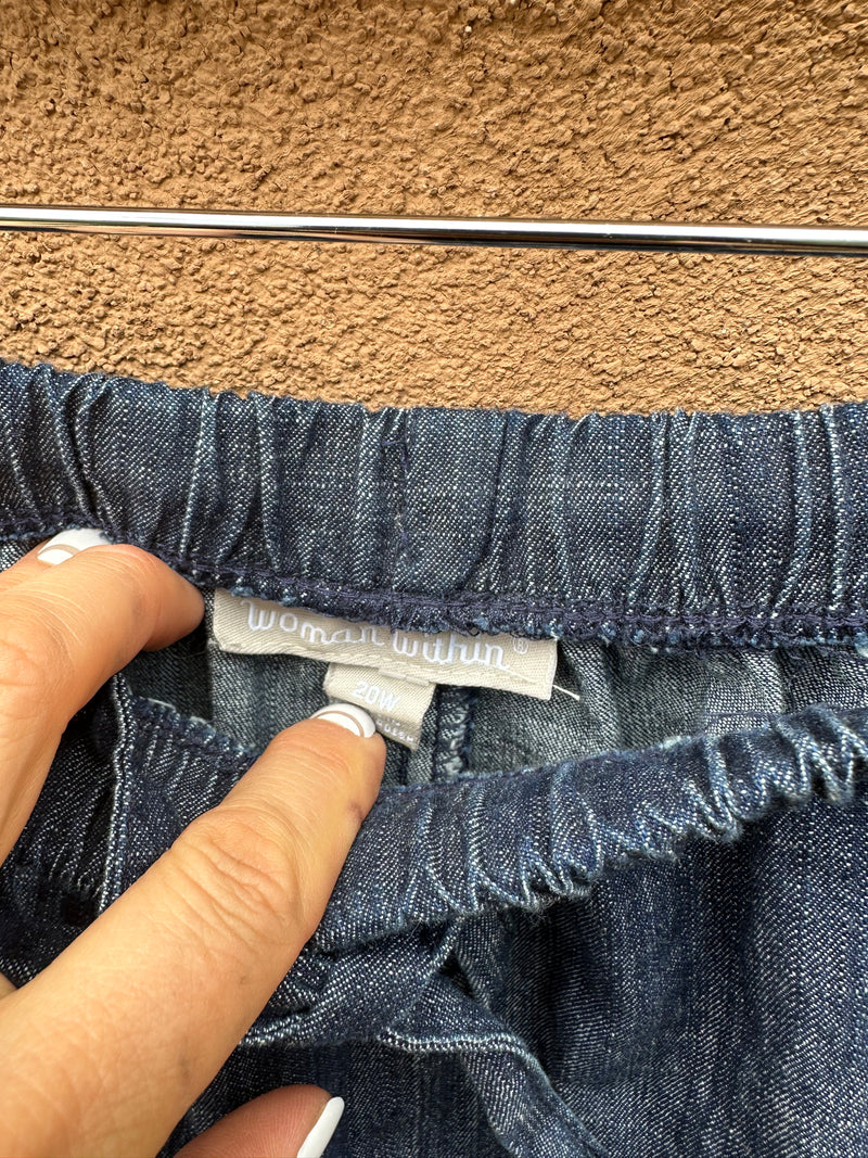 Denim Skirt - Woman Within