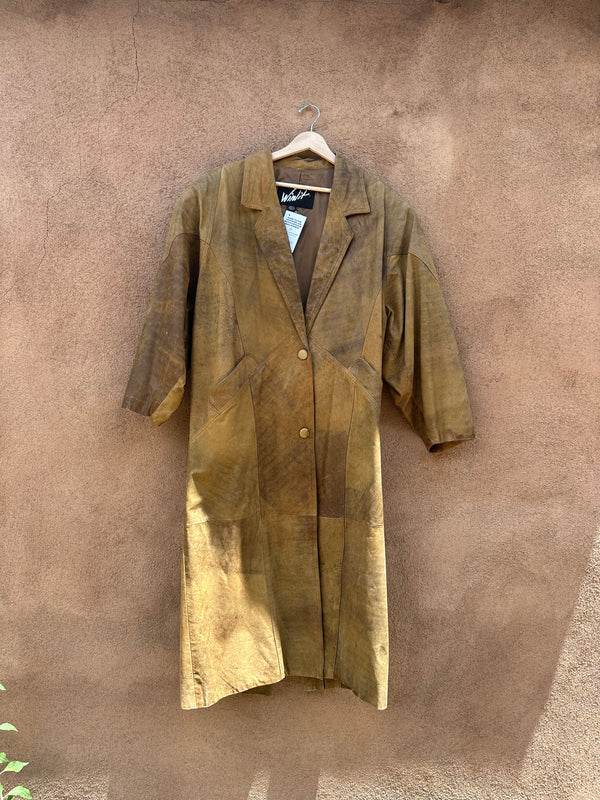 Winlit Leather Duster/Overcoat