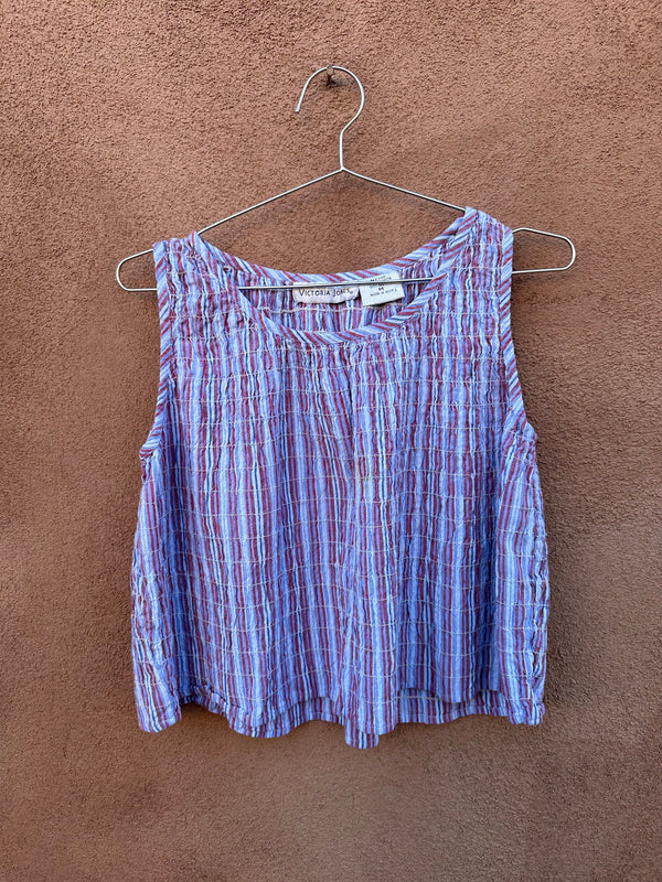 Victoria Jones Pleated Tank Top