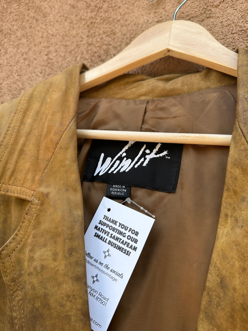 Winlit Leather Duster/Overcoat