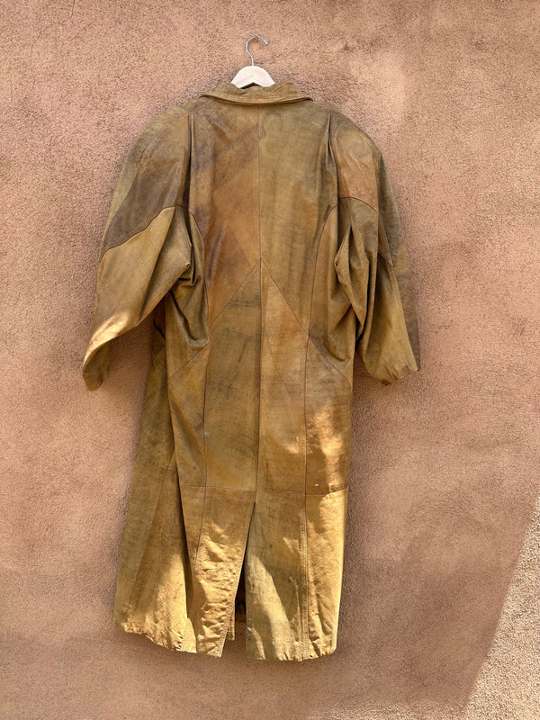 Winlit Leather Duster/Overcoat