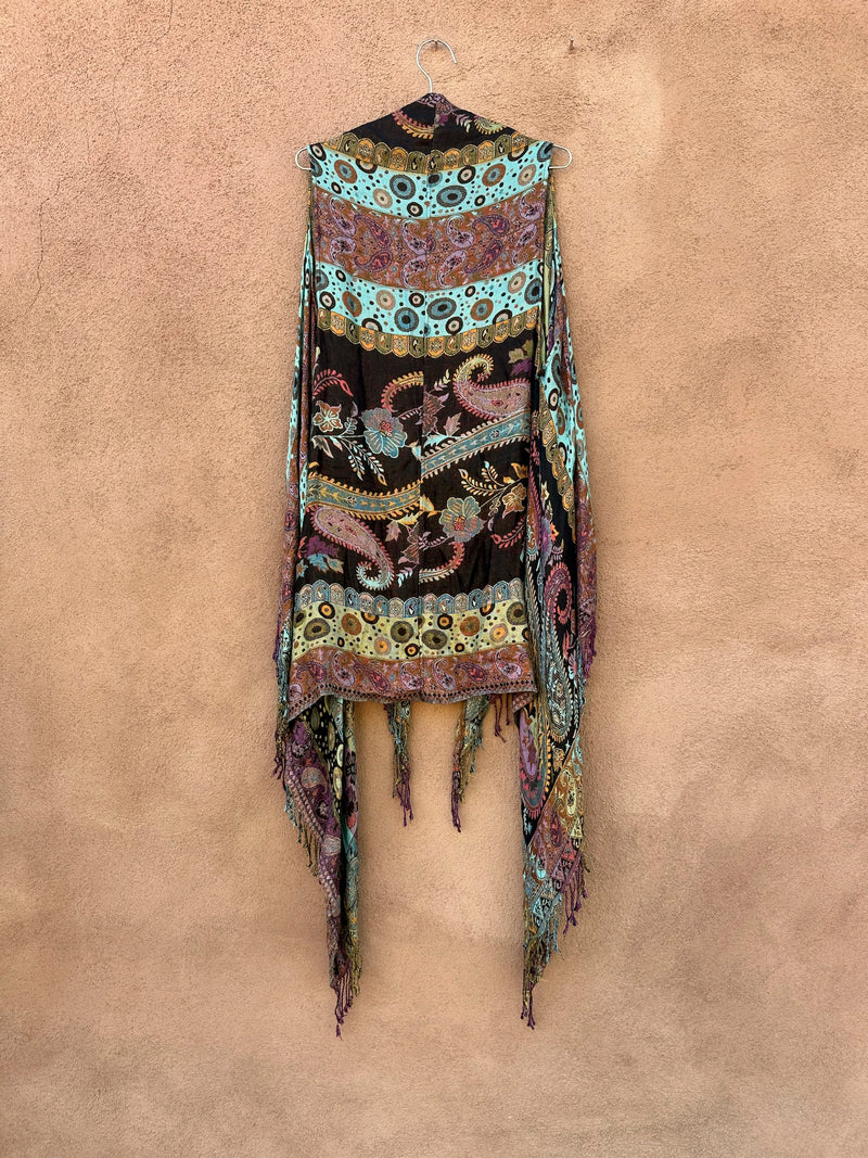 Long Fringe Hippie Vest