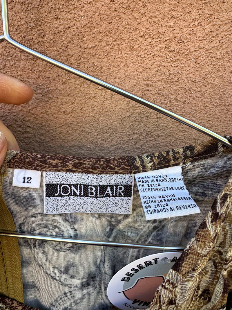 Joni Blair Cheetah Paisley Top/Dress