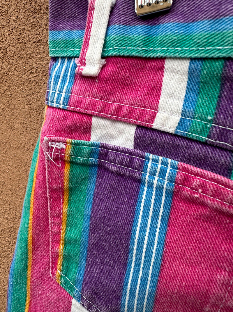 Colorfully Striped Jorts by Trend Basics - Shorts w: 24