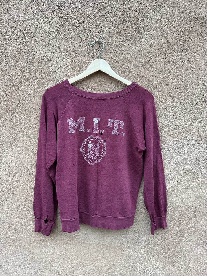 80's Lived In and Loved M.I.T. Sweatshirt by Champion