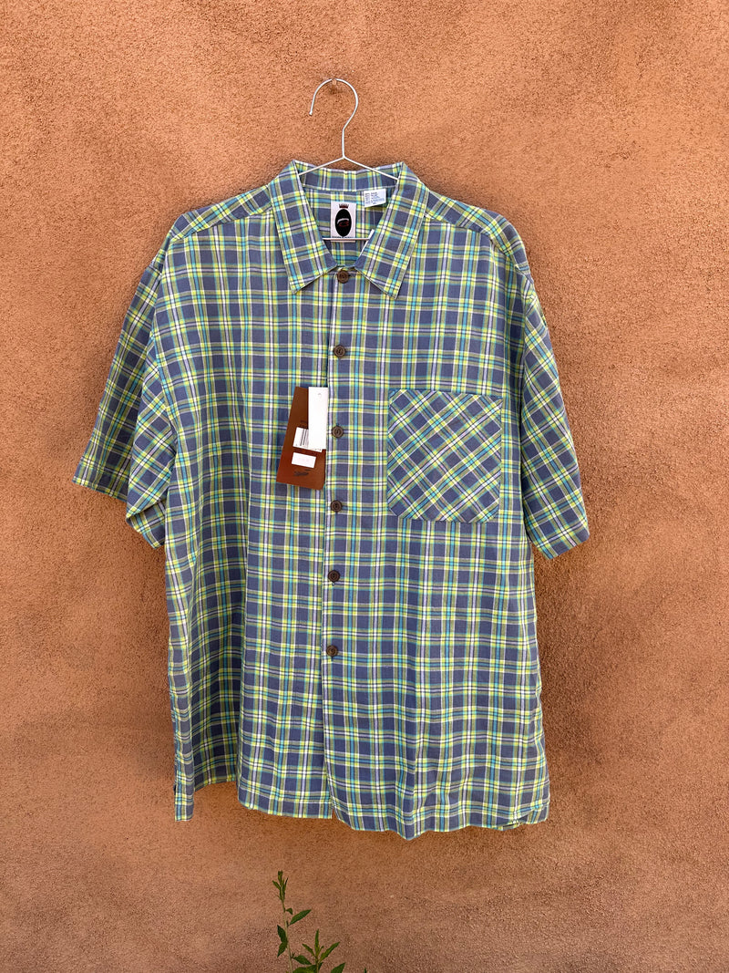 1980's Original Bugle Boy Plaid Shirt