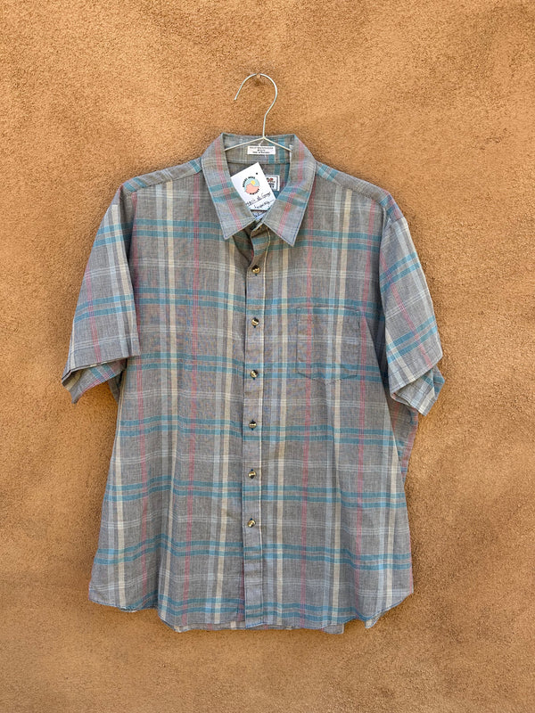 1980's McGregor Contemporary Plaid Shirt