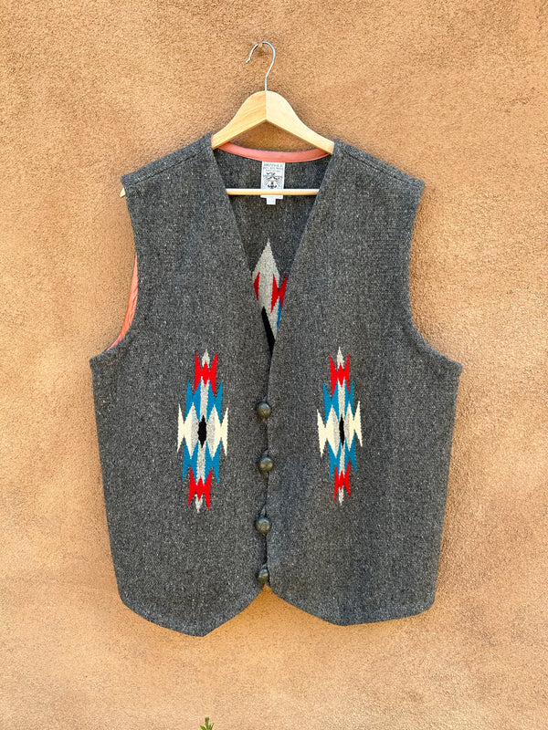 Gray Ortegas Chimayo Wool Vest