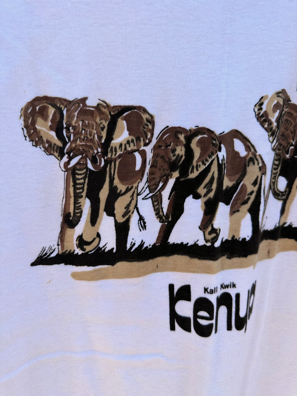 1970's Jambo Kall Kwik Kenya Elephant T-shirt