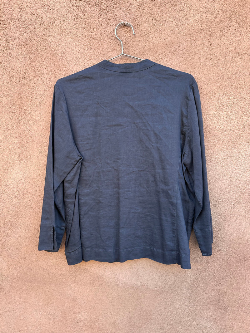 Dark Gray Eileen Fisher Long Sleeve Top