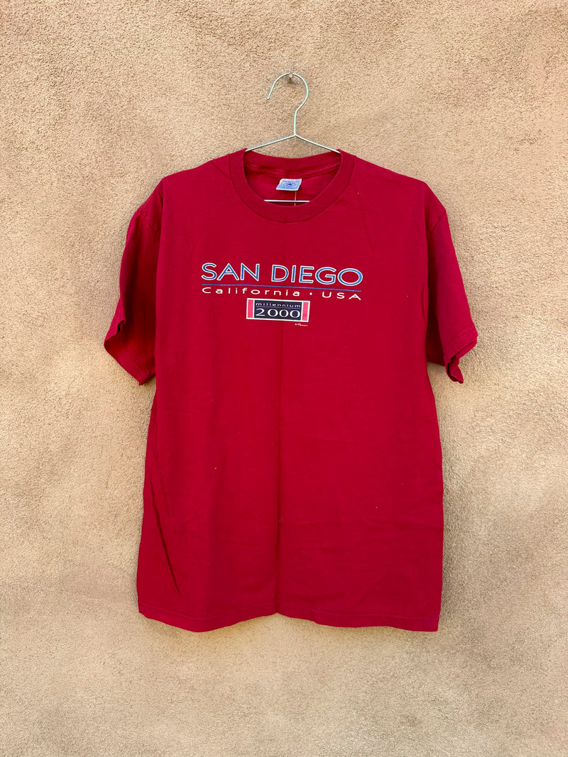 San Diego California Millennium 2000 T-shirt