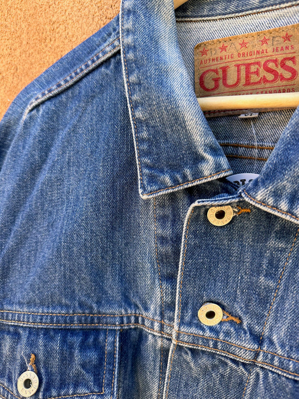 90's Guess Men's Denim Jacket - XL