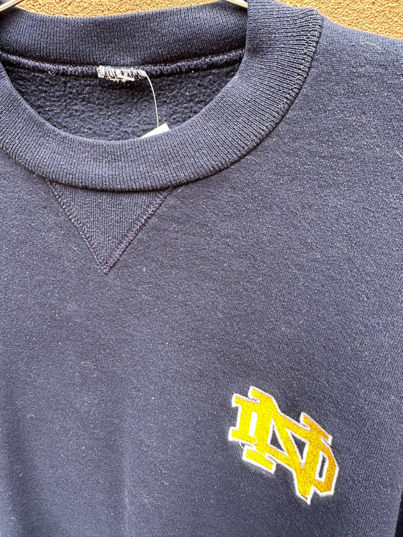 Embroidered Notre Dame Sweatshirt