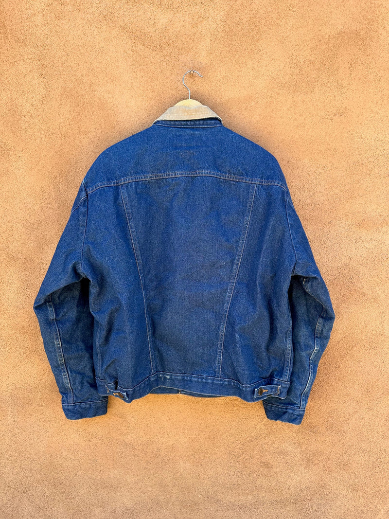 Wrangler Denim Jacket with Corduroy Collar, Blanket Lined