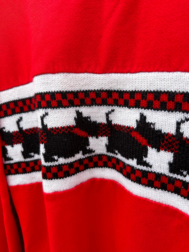 Red Scotty Dog Sweatshirt